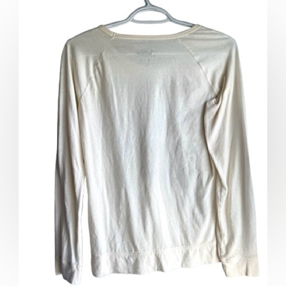 Justice Girls Long-sleeve in Cream with Winter Wonderland Print with Sparkles - Picture 2 of 5